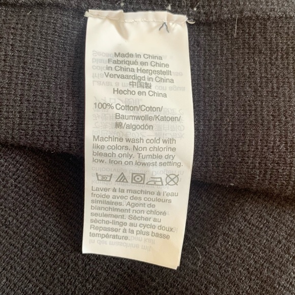 J. Crew cardigan, black, size medium - Picture 6 of 6